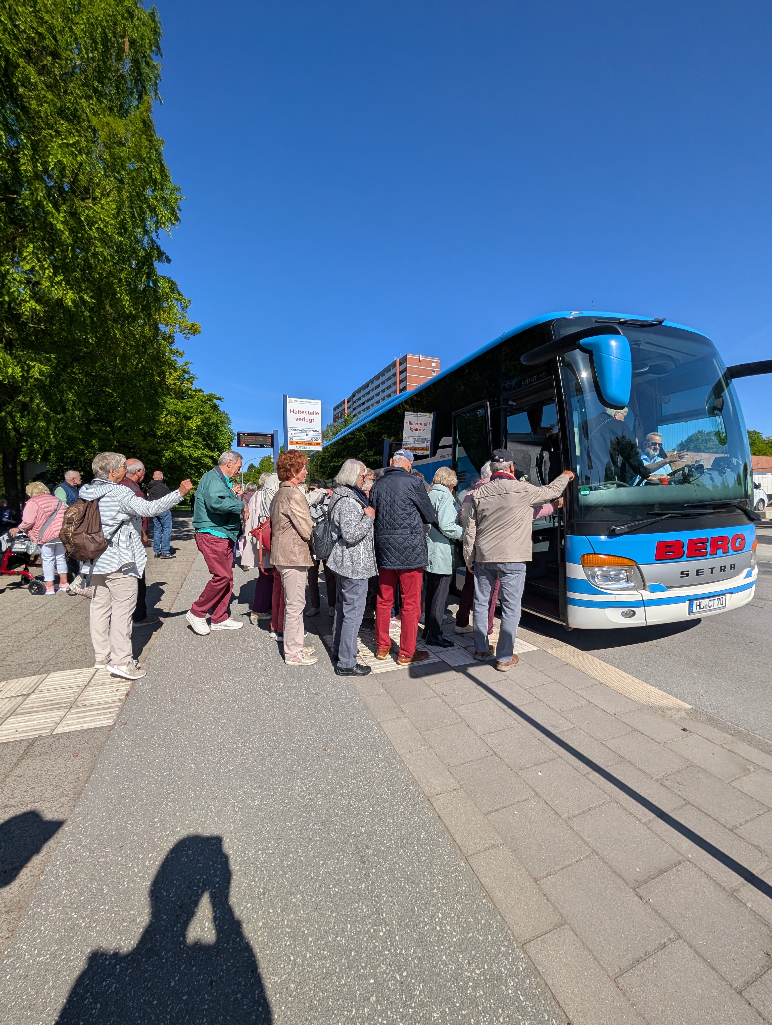 Bus vor Abfahrt