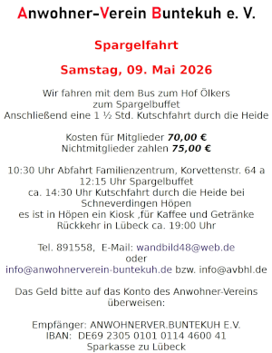 Spargelfahrt - bitte anklicken!